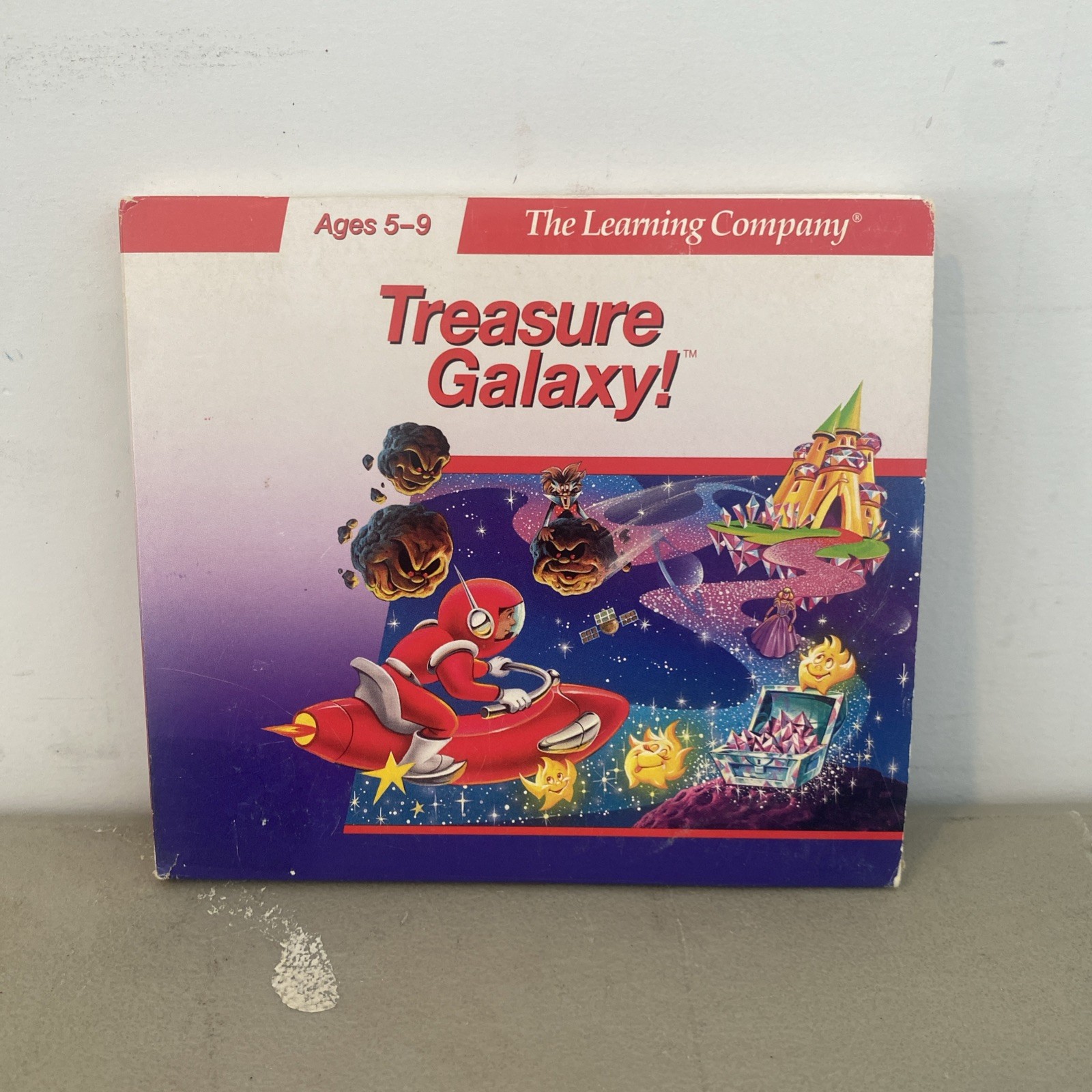 Treasure Galaxy! PC MAC CD kids learn math measurement fractions geometry game!