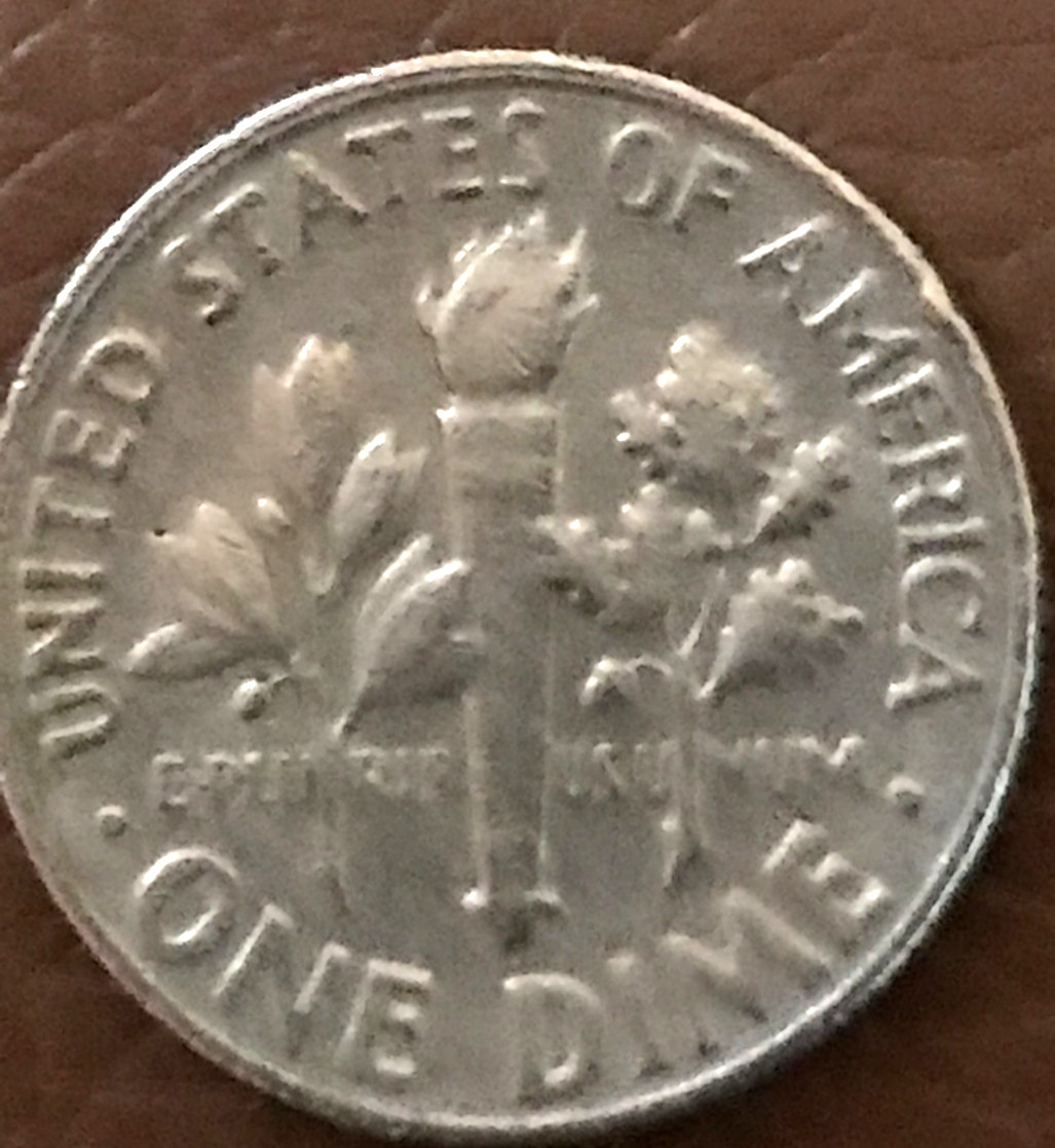 Two--1965 Roosevelt dimes no mint mark "Very Rare"