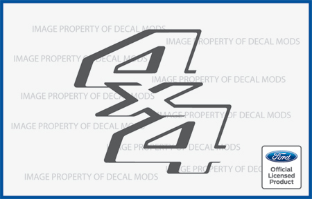 set of 2: 11 - 16 F250 Super Duty 4x4 Decals Stickers Set - F350 F450 Truck ford