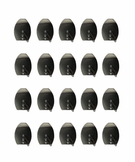 100 Pack Bass Bladed-Vibrating Bait Swim Jig Blades wSplit Rings. Please Read!