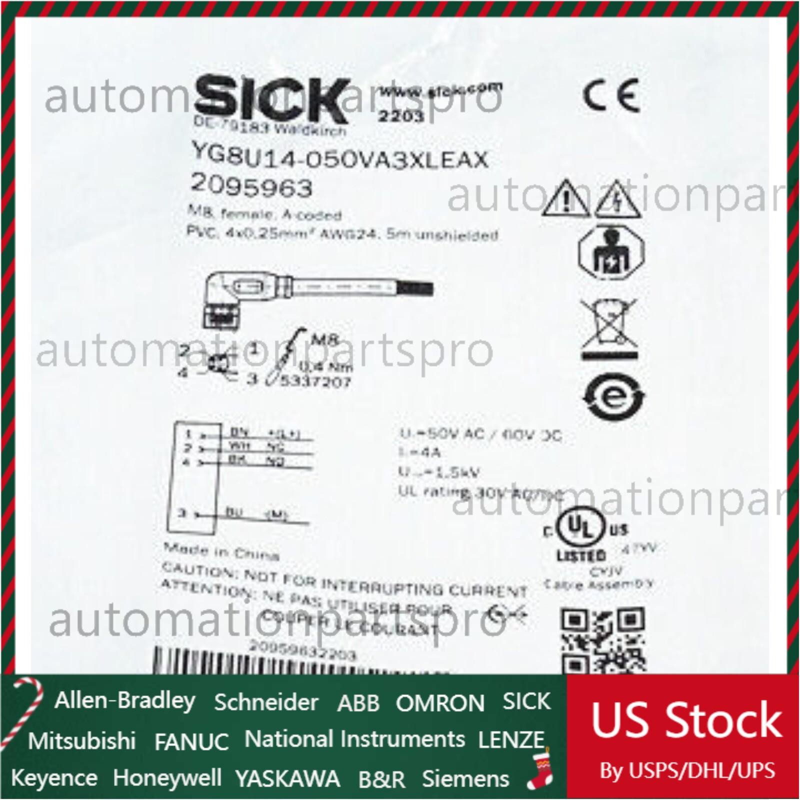 US FREE TAX  SICK YG8U14-050VA3XLEAX YG8U14050VA3XLEAX 2095963 Photoelectric