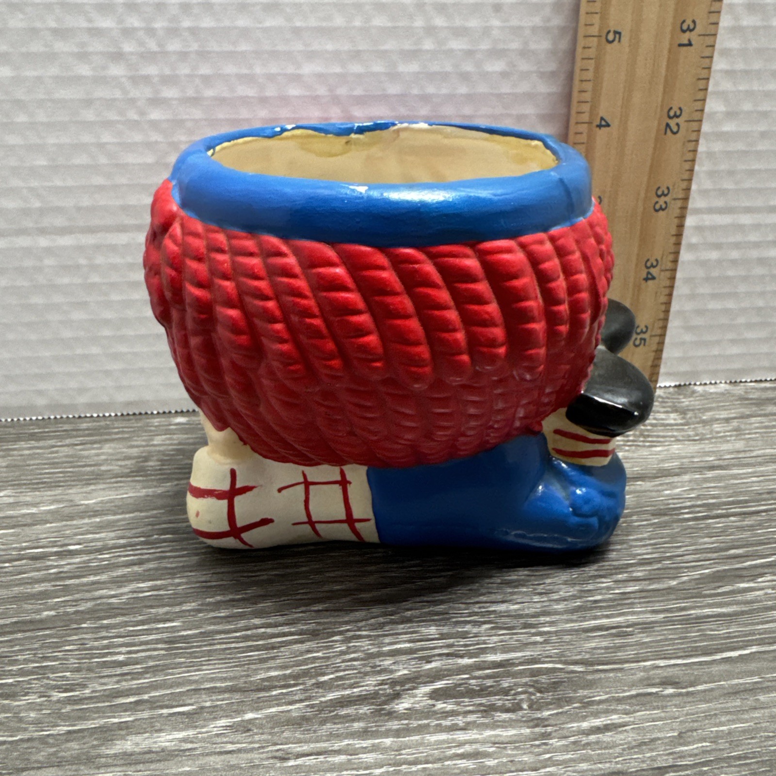Vintage Rubens Original Raggedy Andy Ceramic Planter