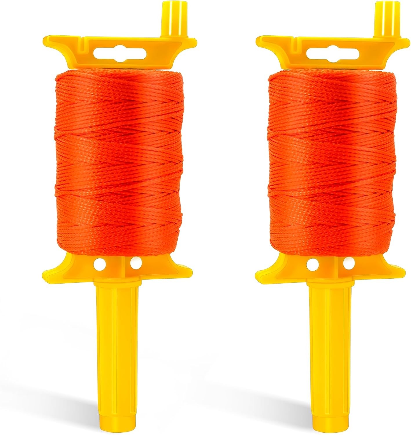 2 Pack Mason Line with Handle,540ft #18 Braided Nylon Mason Line for Gardening