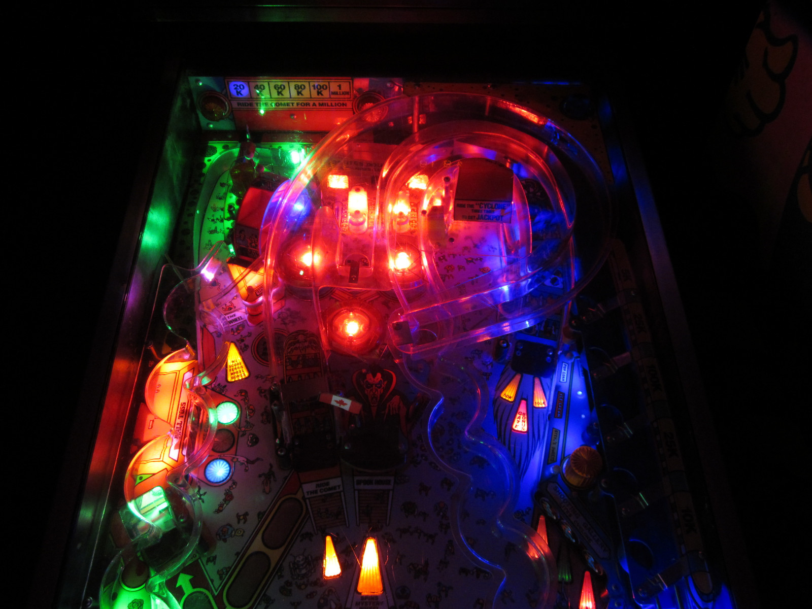 CYCLONE - NON GHOSTING Lighting Kit custom SUPER BRIGHT PINBALL LED KIT