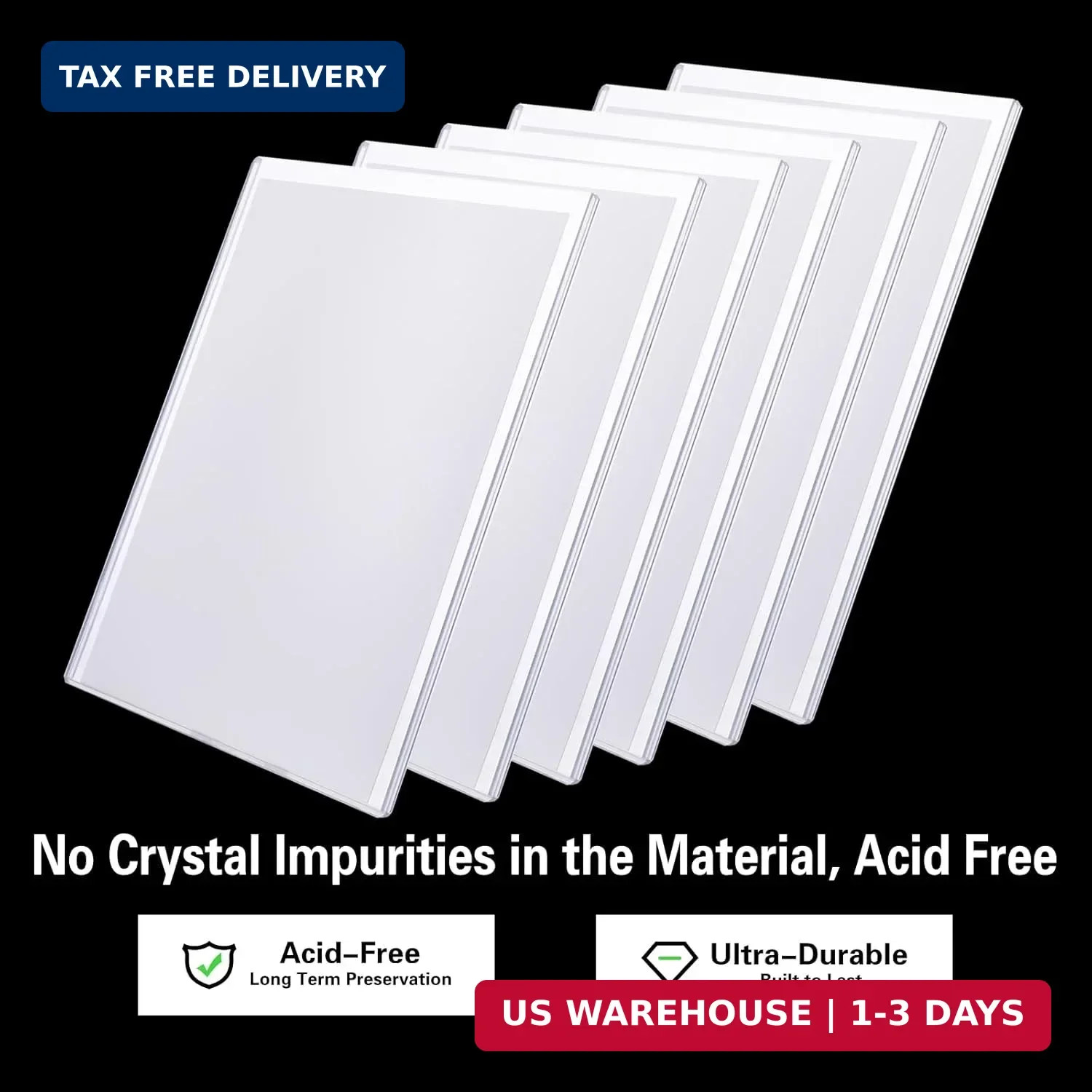 10ct Current Comic Book Toploaders - Modern Comic Book Top loaders, Crystal Clea