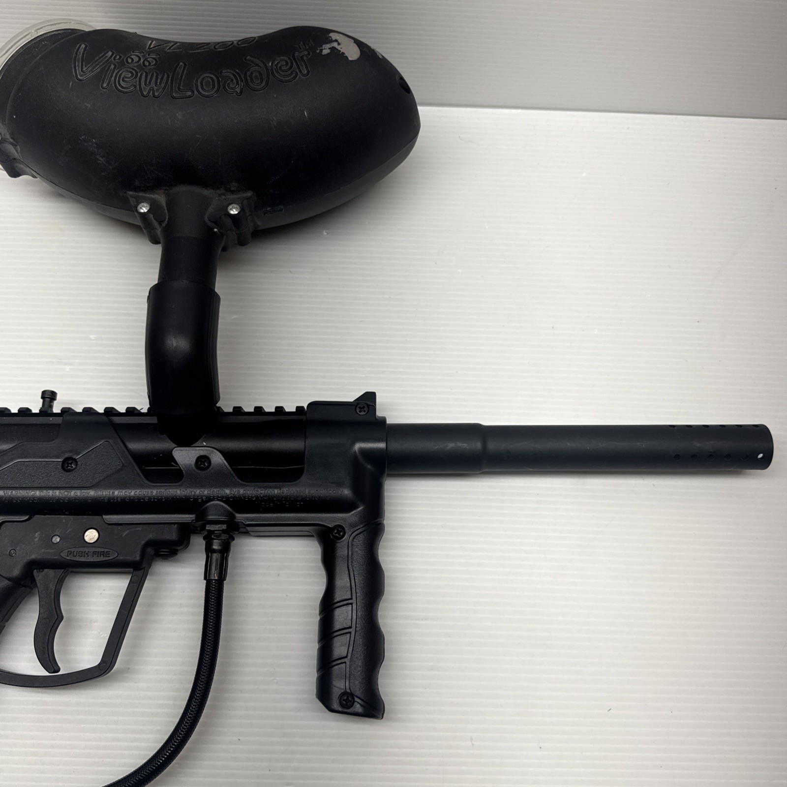 JT Outkast Paintball Gun Black With Hopper (READ)