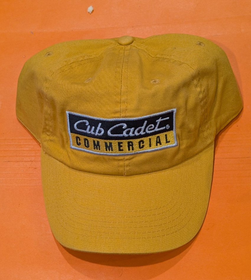 Cub Cadet Commercial Slideback Hat Yellow One Size We Mean Business