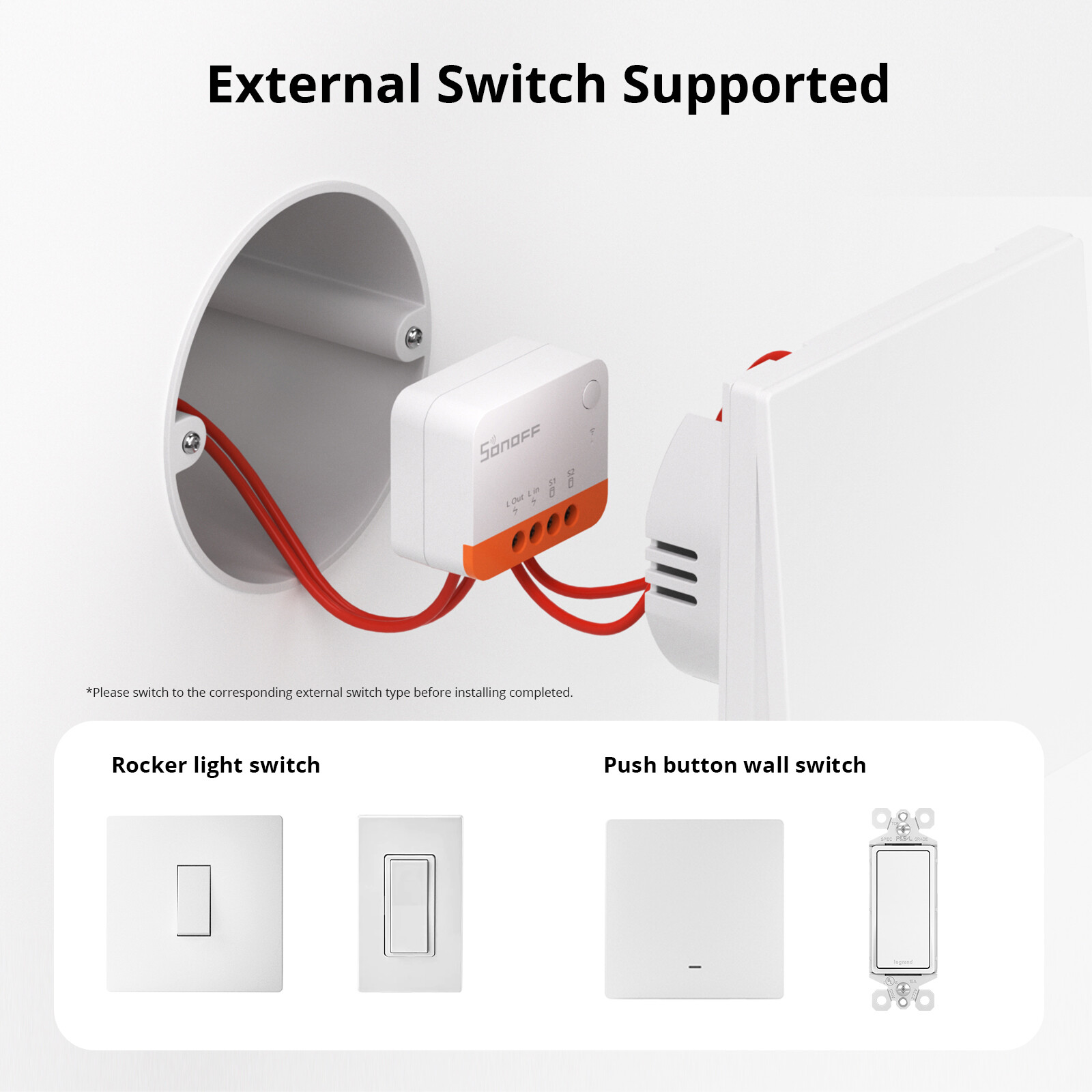 SONOFF ZBMINIL2 Zigbee Smart Light Switch (2 Way)-4Pack No Neutral Wire Required