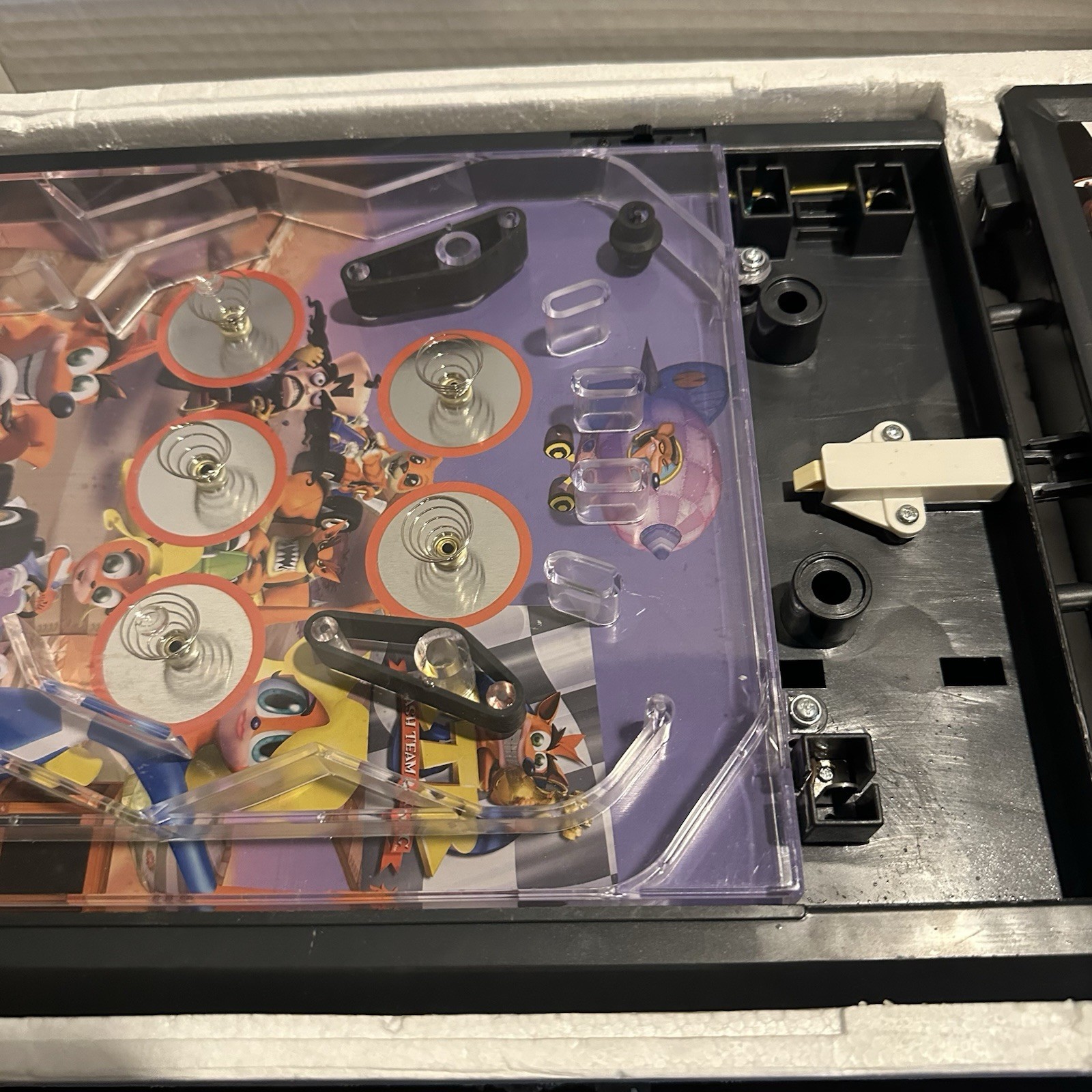Vintage CTR Crash Bandicoot Team Racing Electronic Pinball Machine 1999