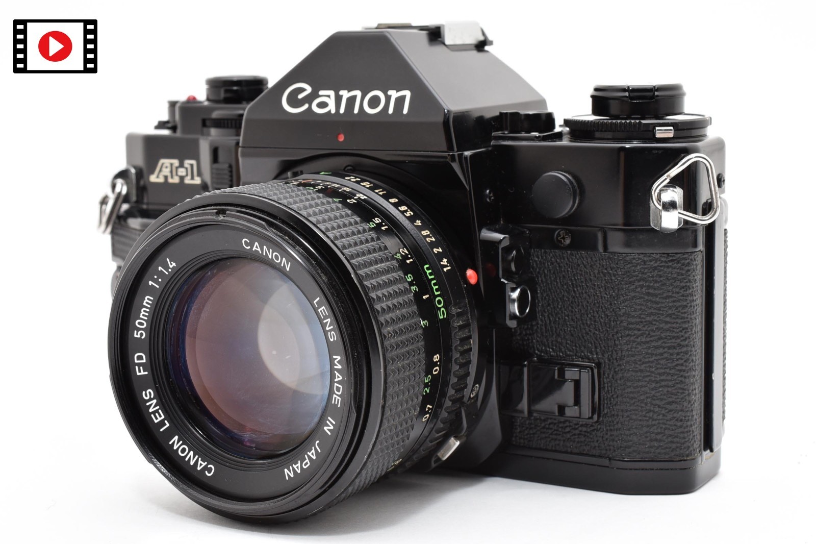 [Near MINT++] Canon A-1 A1 35mm Film Camera New FD NFD 50mm f1.4 Lens from JAPAN