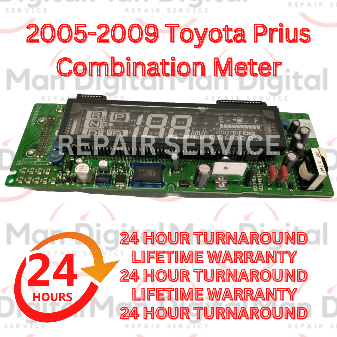 2005-2009 TOYOTA PRIUS COMBINATION METER REPAIR SERVICE,24HR TURNAROUND