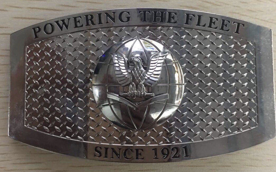 USN US NAVY Electrician EM BELT BUCKLE E4