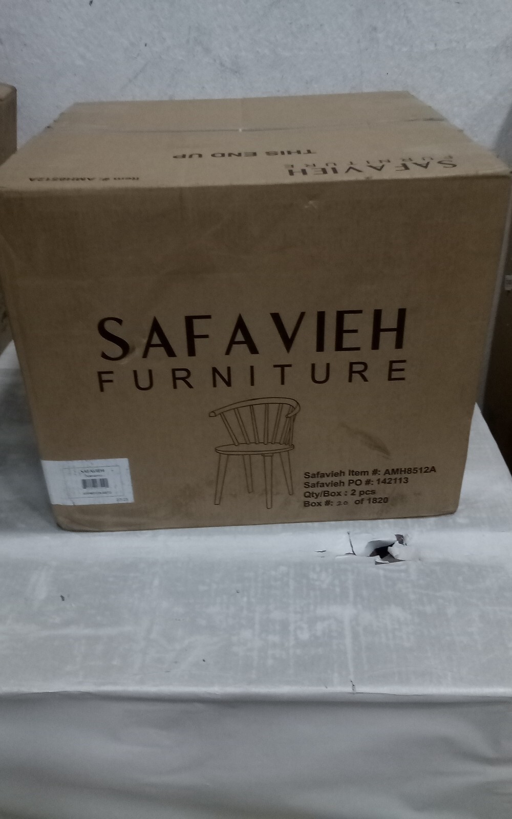 Safavieh Curved Spindle Side Chair, Reduced Price 2172726958 AMH8512A