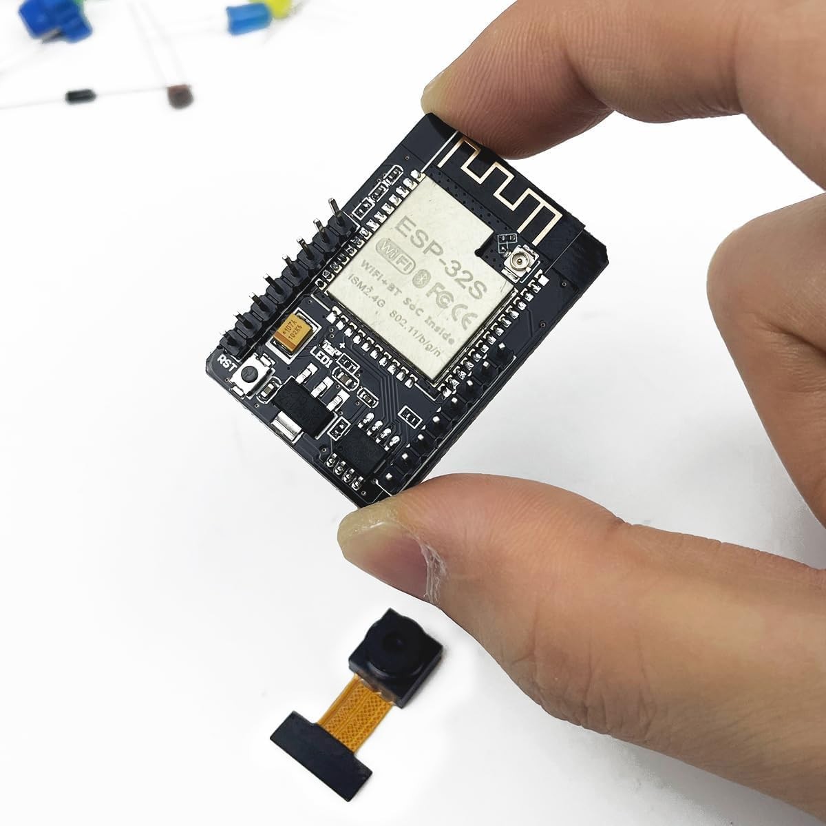 Hosyond 2Pcs ESP32-CAM Wireless WiFi+Bluetooth Development Board with OV Camera
