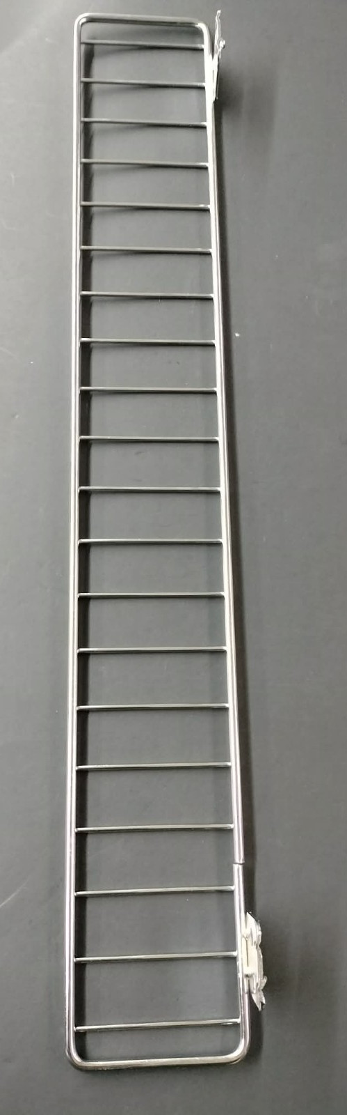 Lozier brand  FSD322-ZNC Wire Shelf Divider 22"L  x 3"H Case of 20 per box