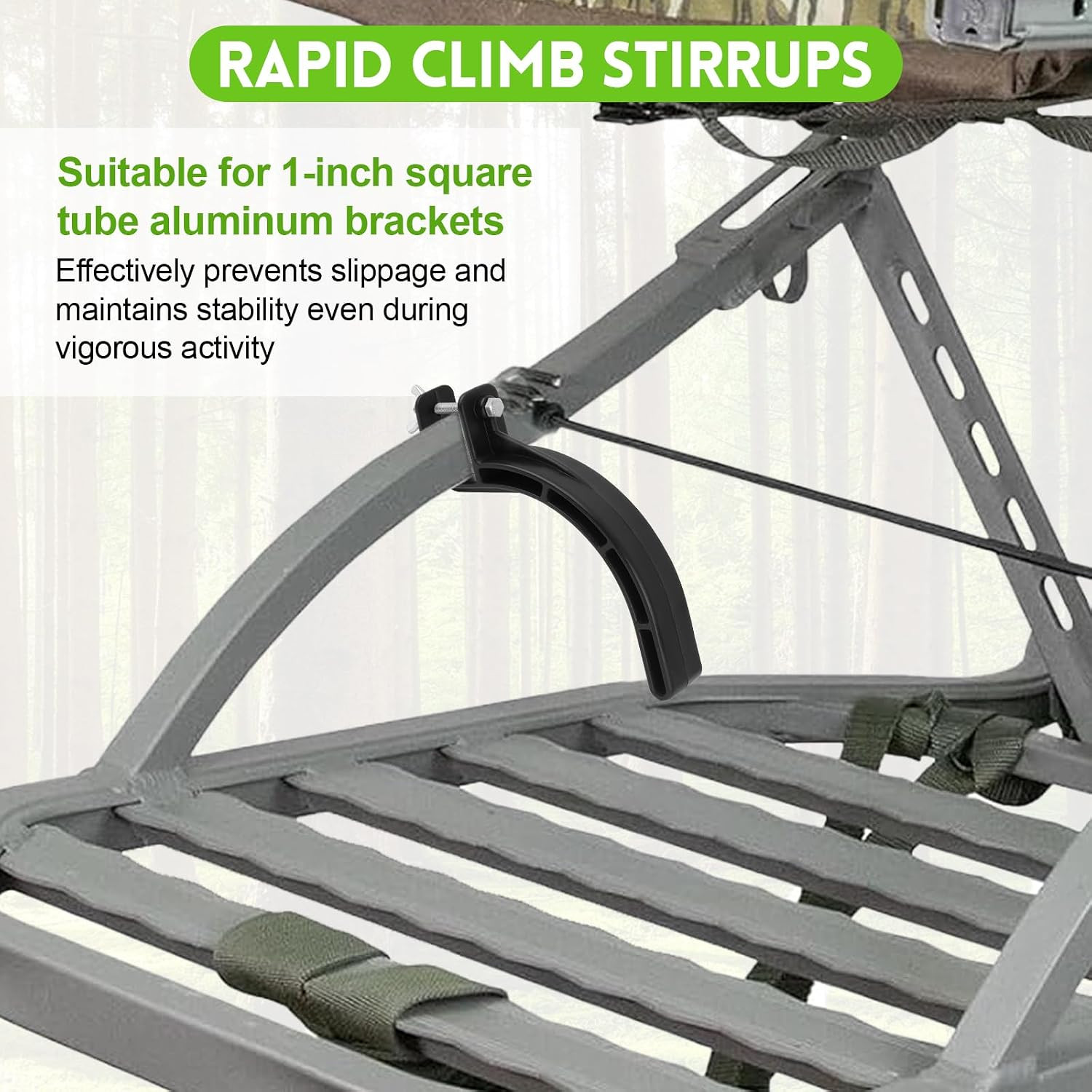 Climbing Tree Stand Accessories with Elastic Rope Adjustable Rapid Climb