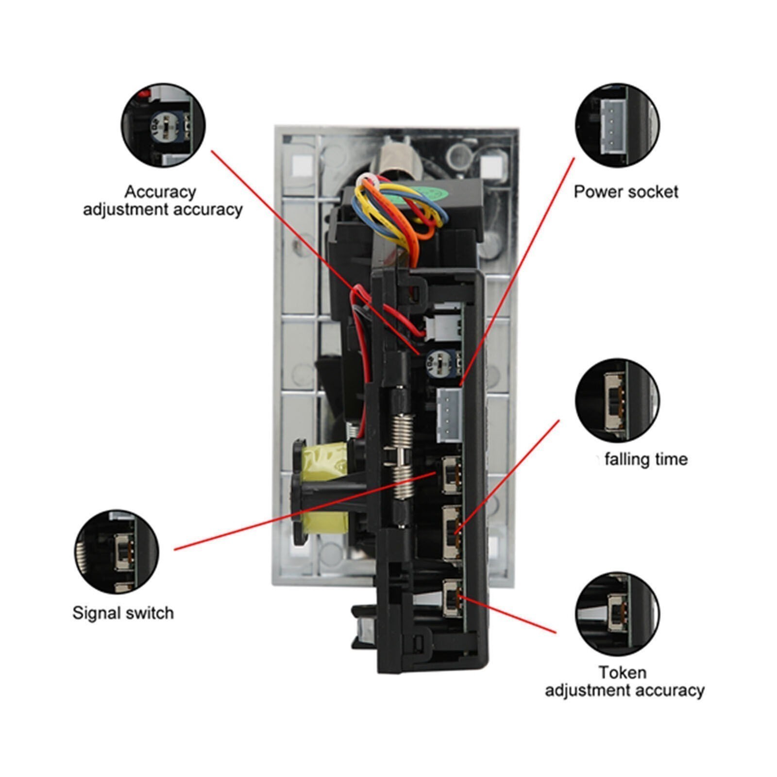 Coin Acceptor Comparative Anti Interference CPU Coin Selector for Arcade Vending