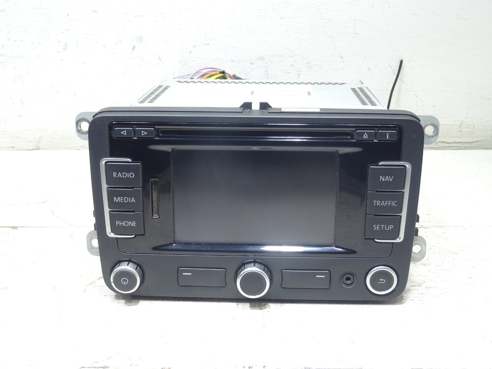 VOLKSWAGEN PASSAT B7 MULTIMEDIA SAT NAV RADIO GPS HEAD UNIT 2010-2014 3C0035279