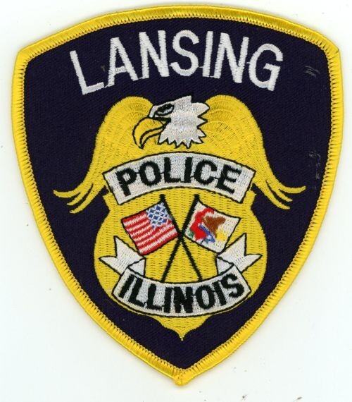 ILLINOIS IL LANSING POLICE NICE SHOULDER PATCH SHERIFF