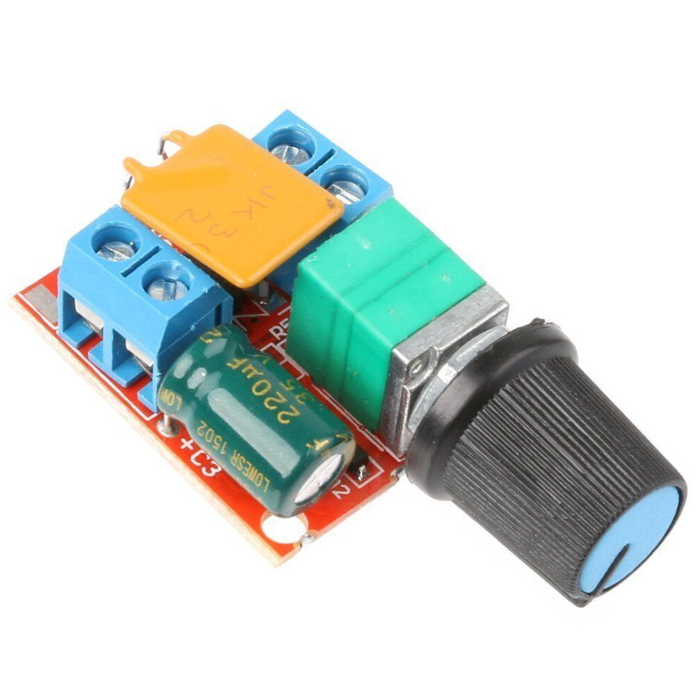 8X Mini Dc Motor PWM Speed Controller 3v-35v Speed Control Switch LED Dimme
