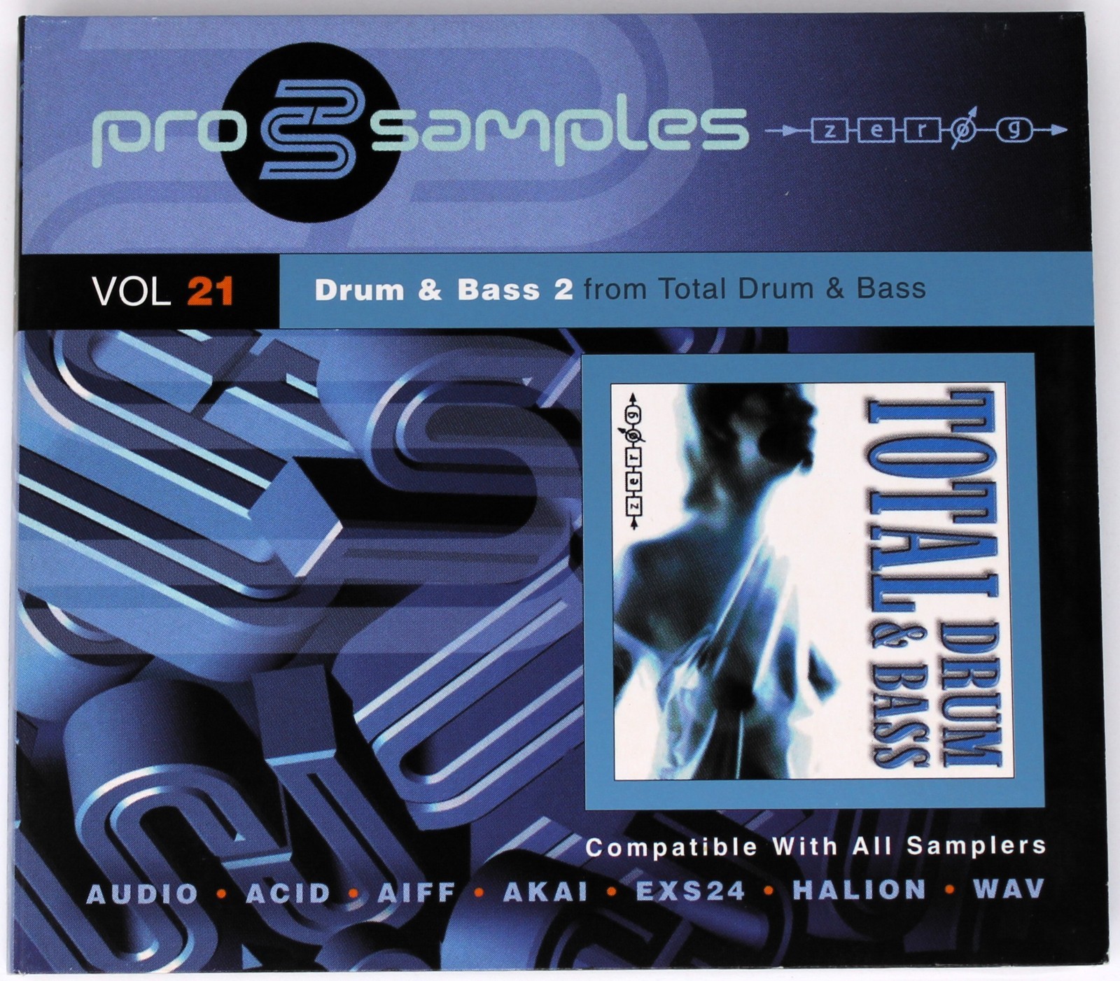 Zero-G Pro Samples 21 Drum & Bass 2 Sample/Sound Library/Sampling Double CD