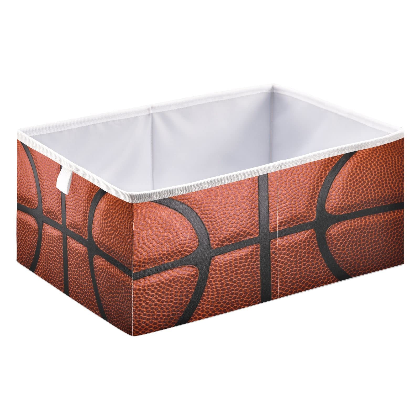 Basketball Texture Closet Organizers Storage Cubes Bins Shelf Baskets 1 PCS