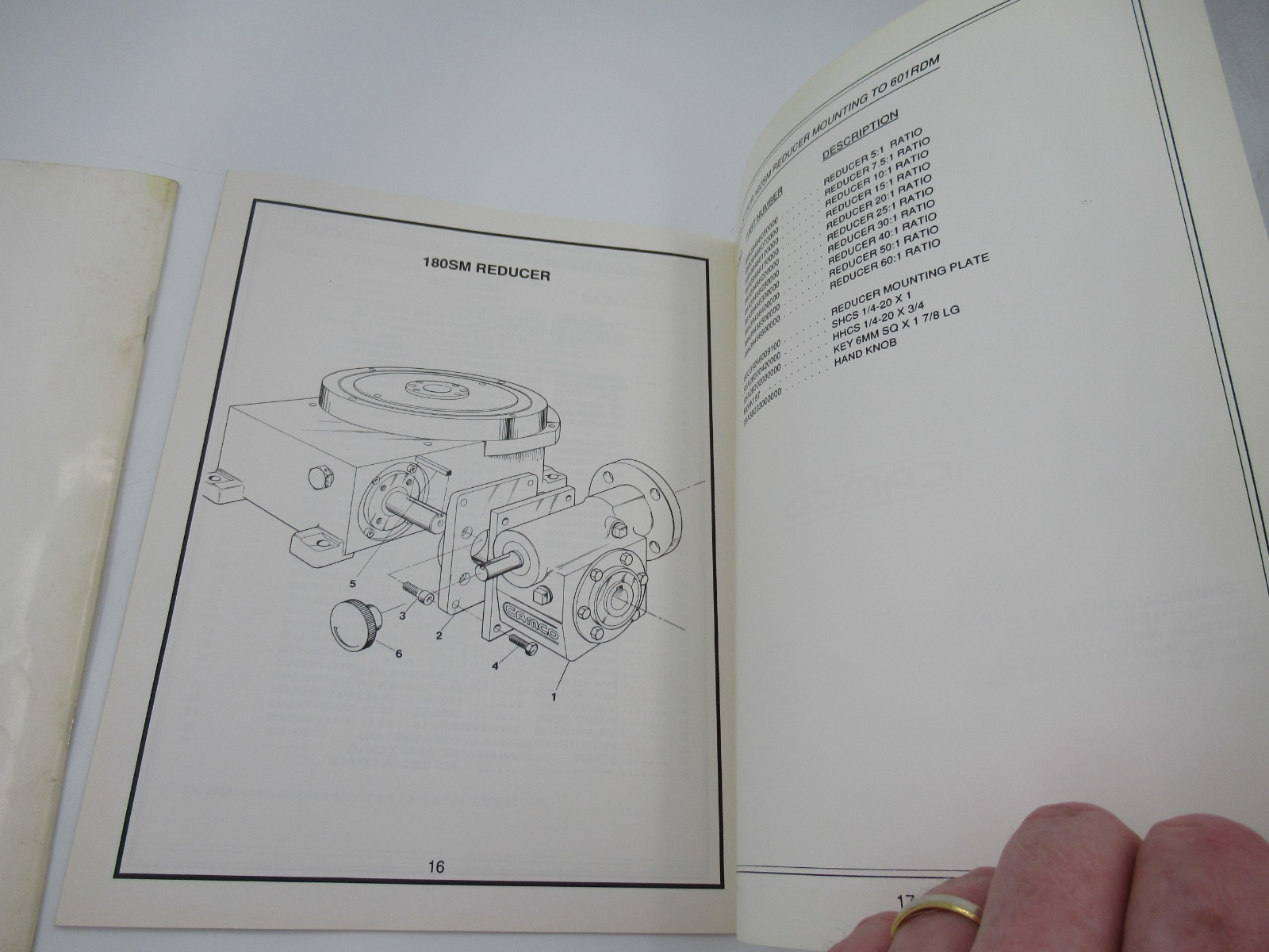 CAMCO Service Manuals RDM Series Index Drives "Look"