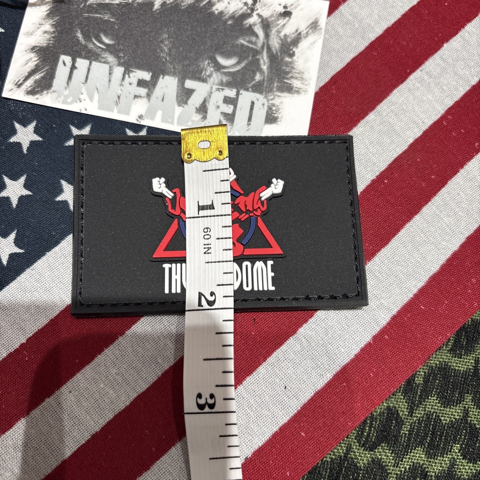 Thunderdome Morale Hook And Loop Patch High Quality 3d PVC