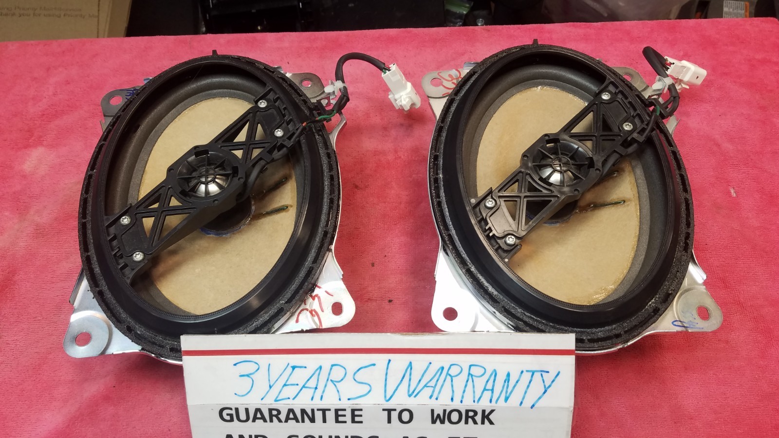 2007 -2011 Toyota Camry REAR PAIR SPEAKER JBL 86160-0WF00 WITH NEW FOAM SORROUND
