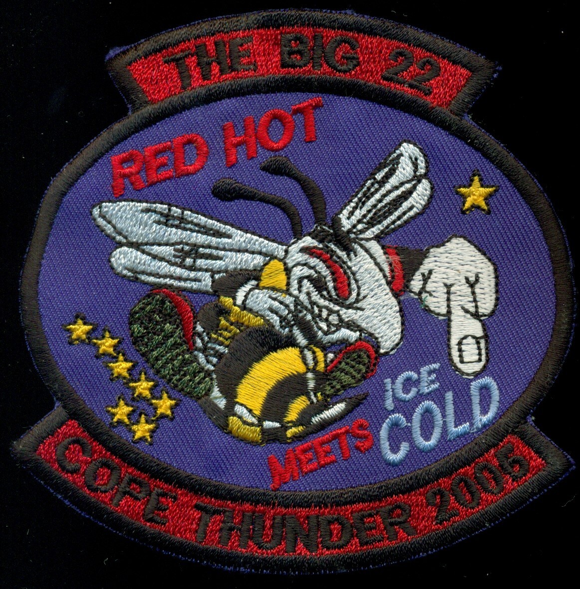USAF 22nd Fighter Squadron Cope Thunder 2005 Patch K-7
