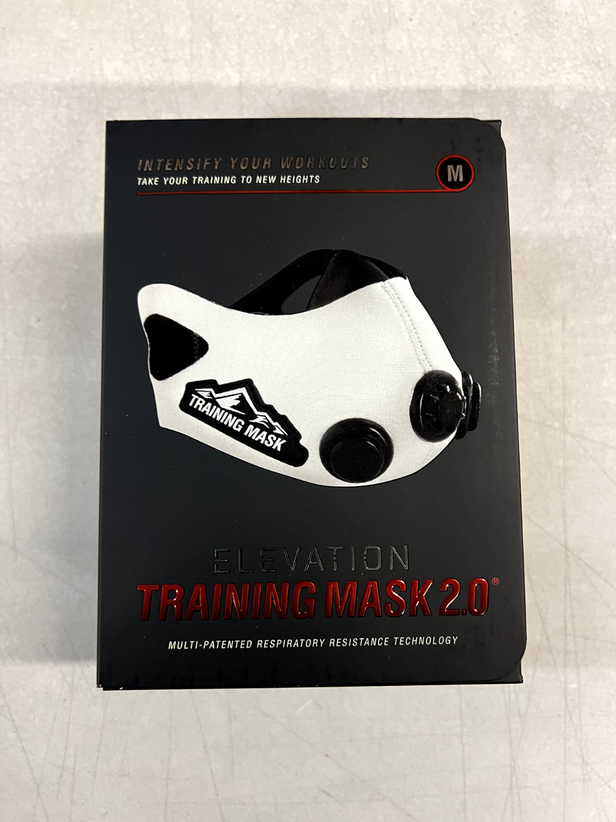 Elevation Training Mask 20 2.0 White Simulates High Altitude Training Medium