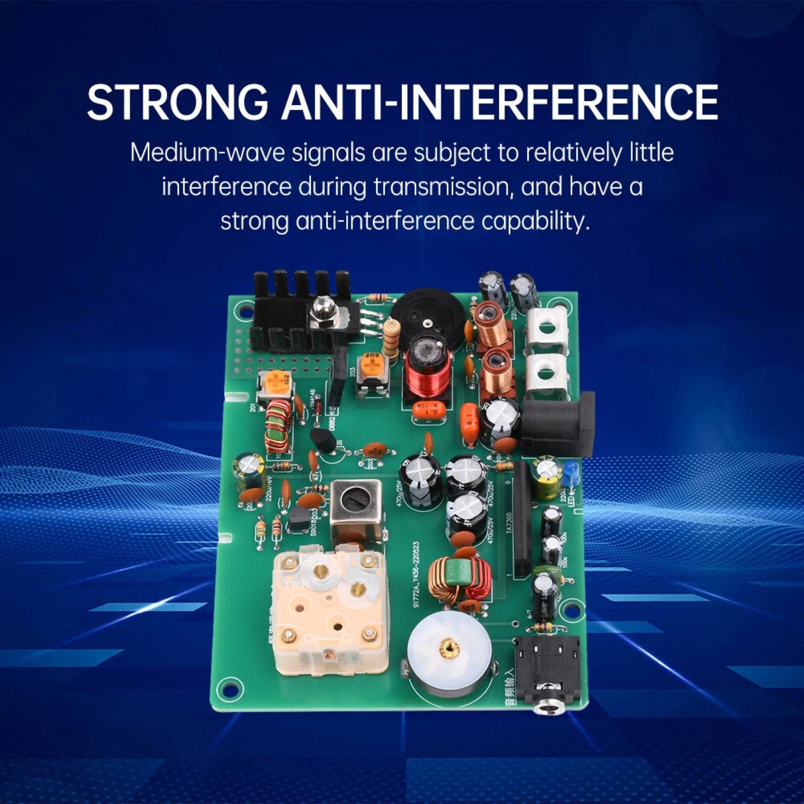DC 9V/2A AM Radio Transmitter Experimental Micropower Medium Wave DIY Module