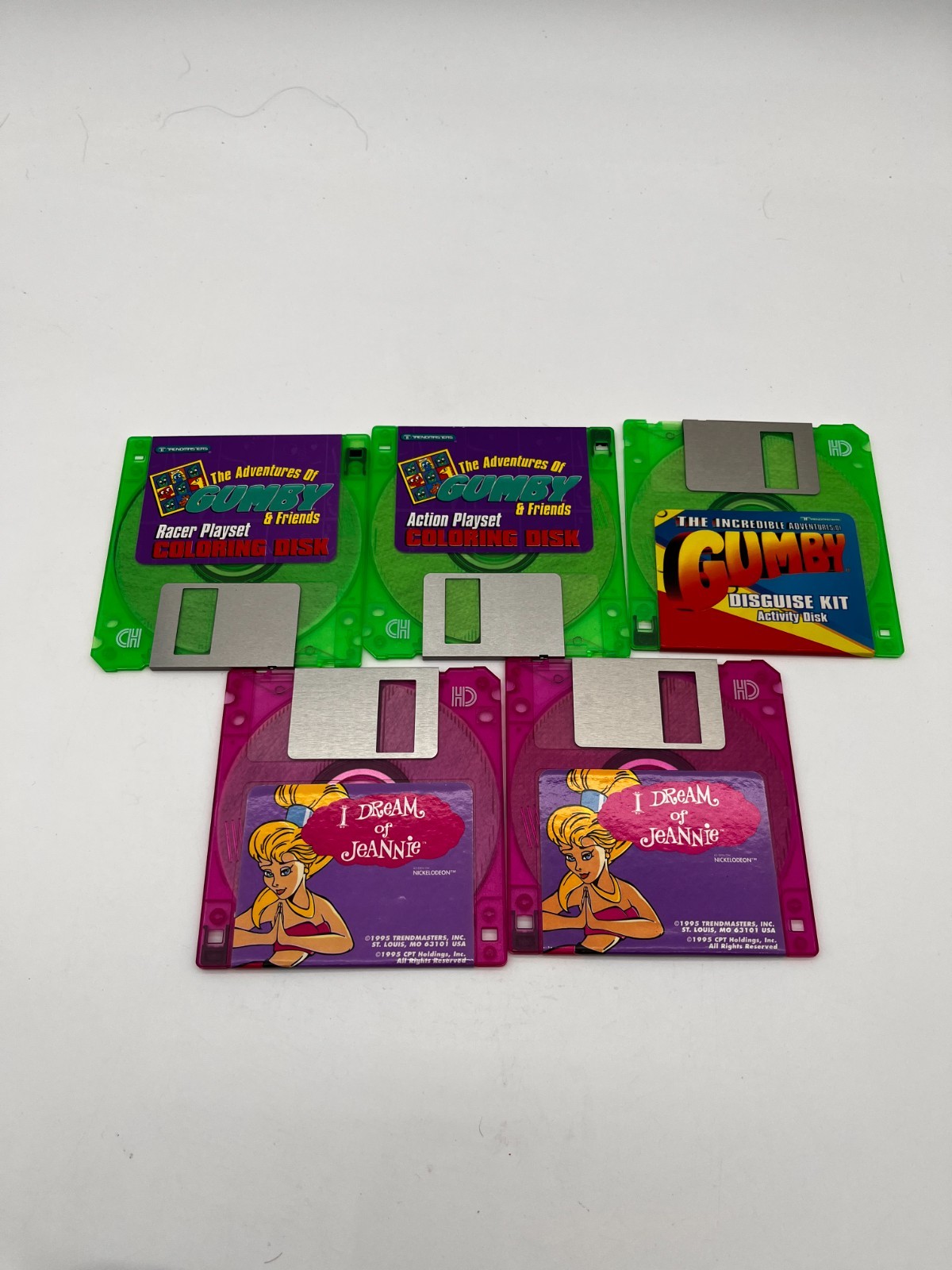 Vintage Children Games and Activities on 3.5" Floppy Disks
