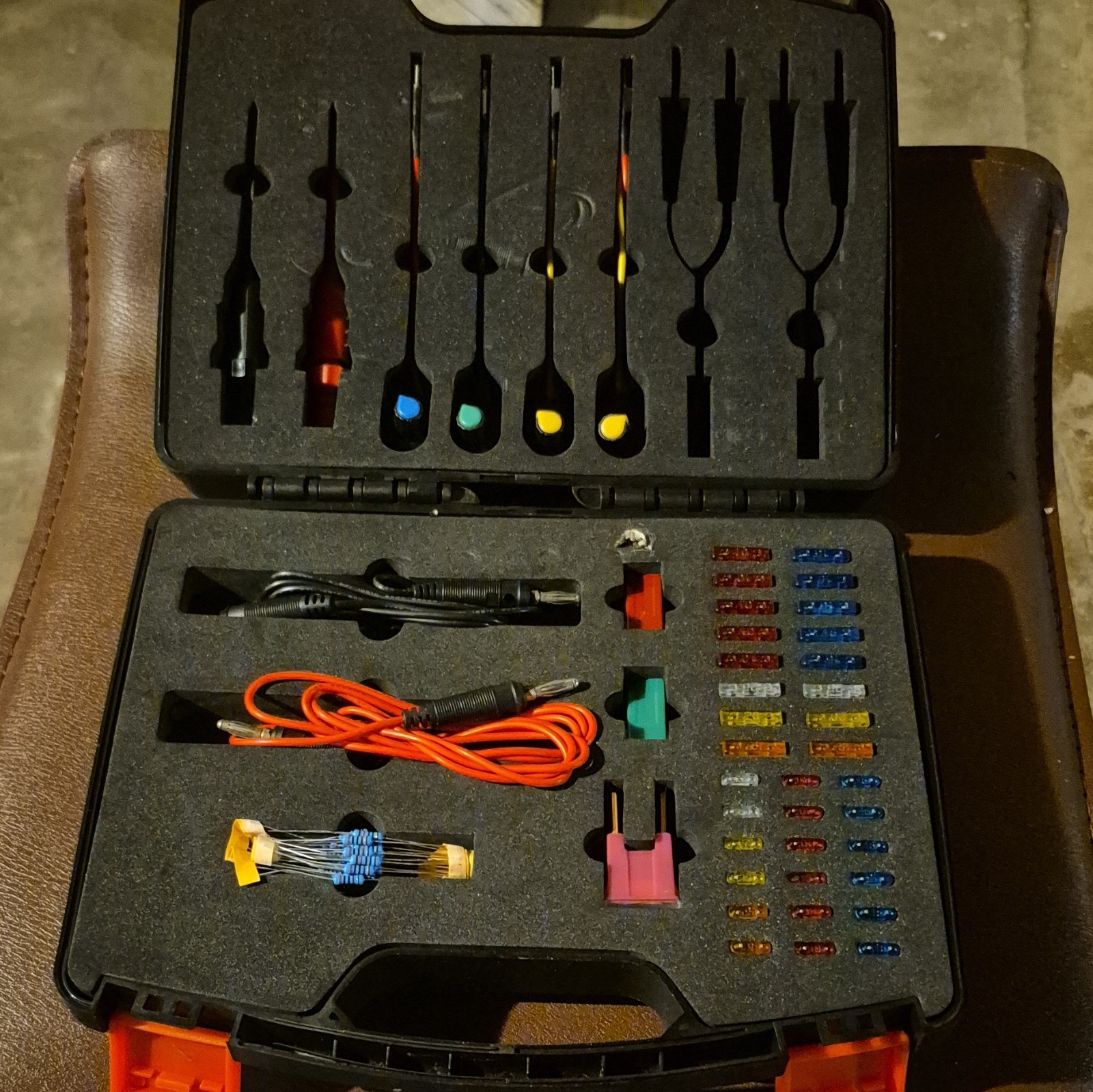 Shanshuipower Circuit Tester Tool Kit Back Probe & Piercing Test Leads w/ Case