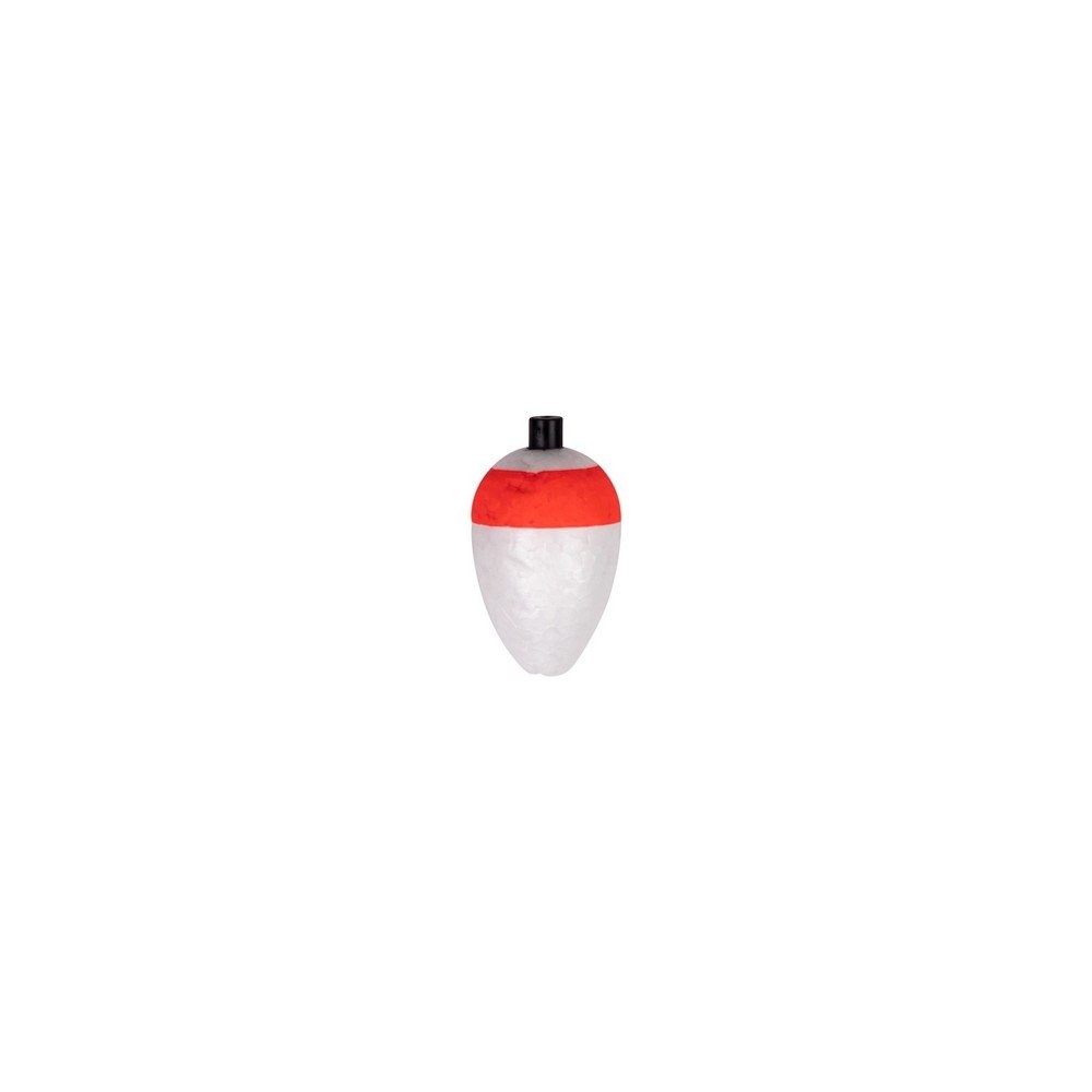 Thill Foam Float Pear 1.5" Red-White 3 Per Pack - TFP150PS-RW-3