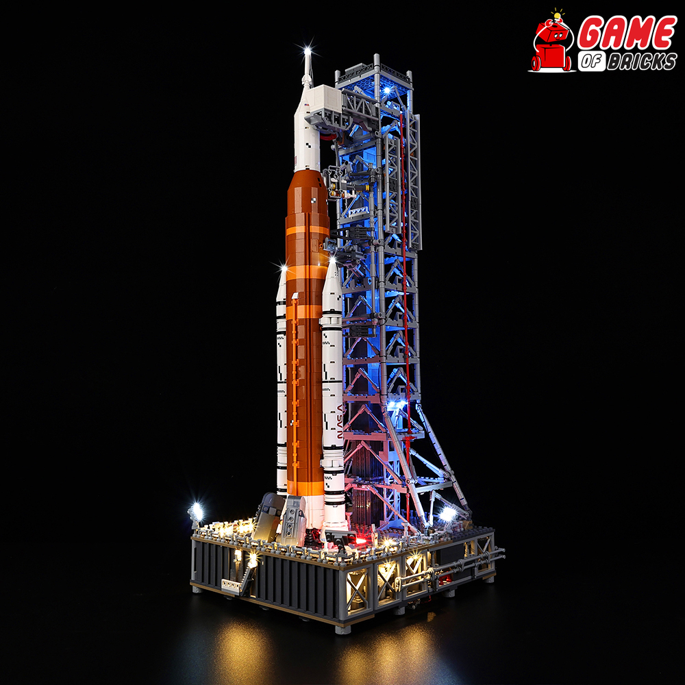 LED Light Kit for LEGO® NASA Artemis Space Launch System 10341 (Remote + Sound)