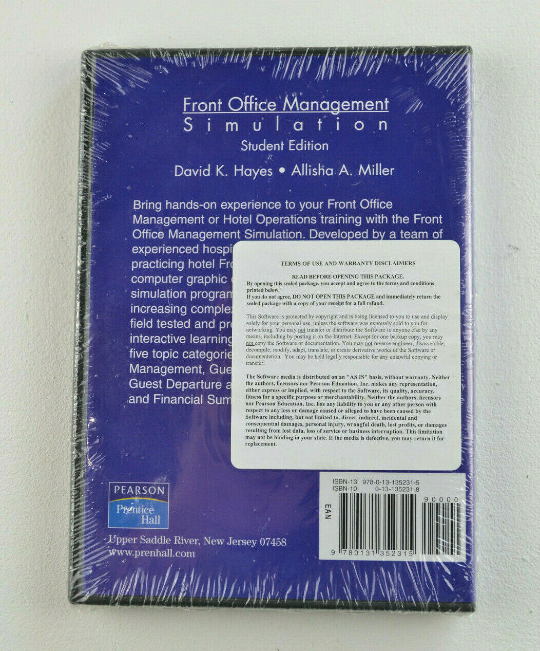 Front Office Management Simulation Student Edition (SEALED)
