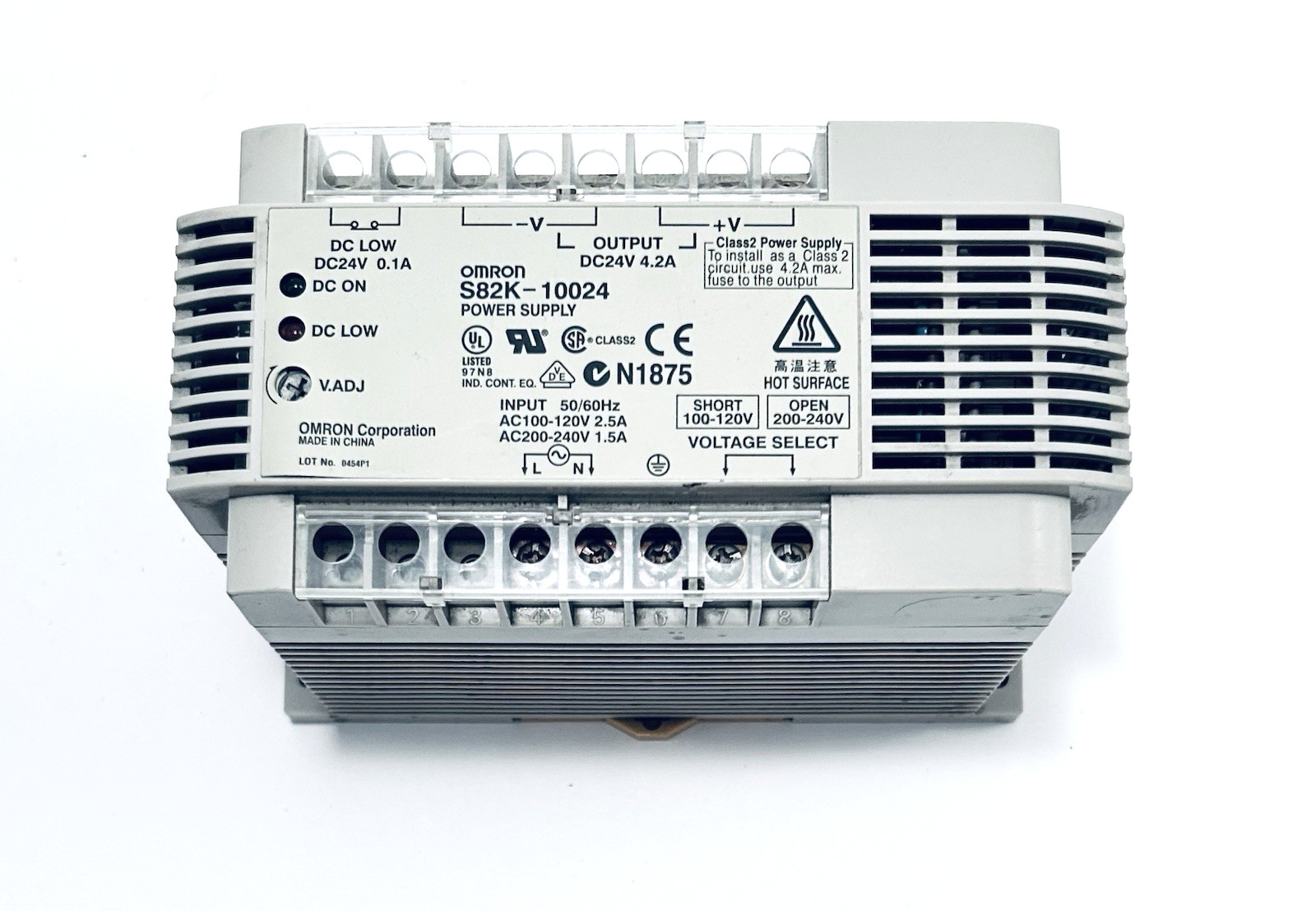 OMRON S82K-10024 POWER SUPPLY Class 2 **VERY GOOD**