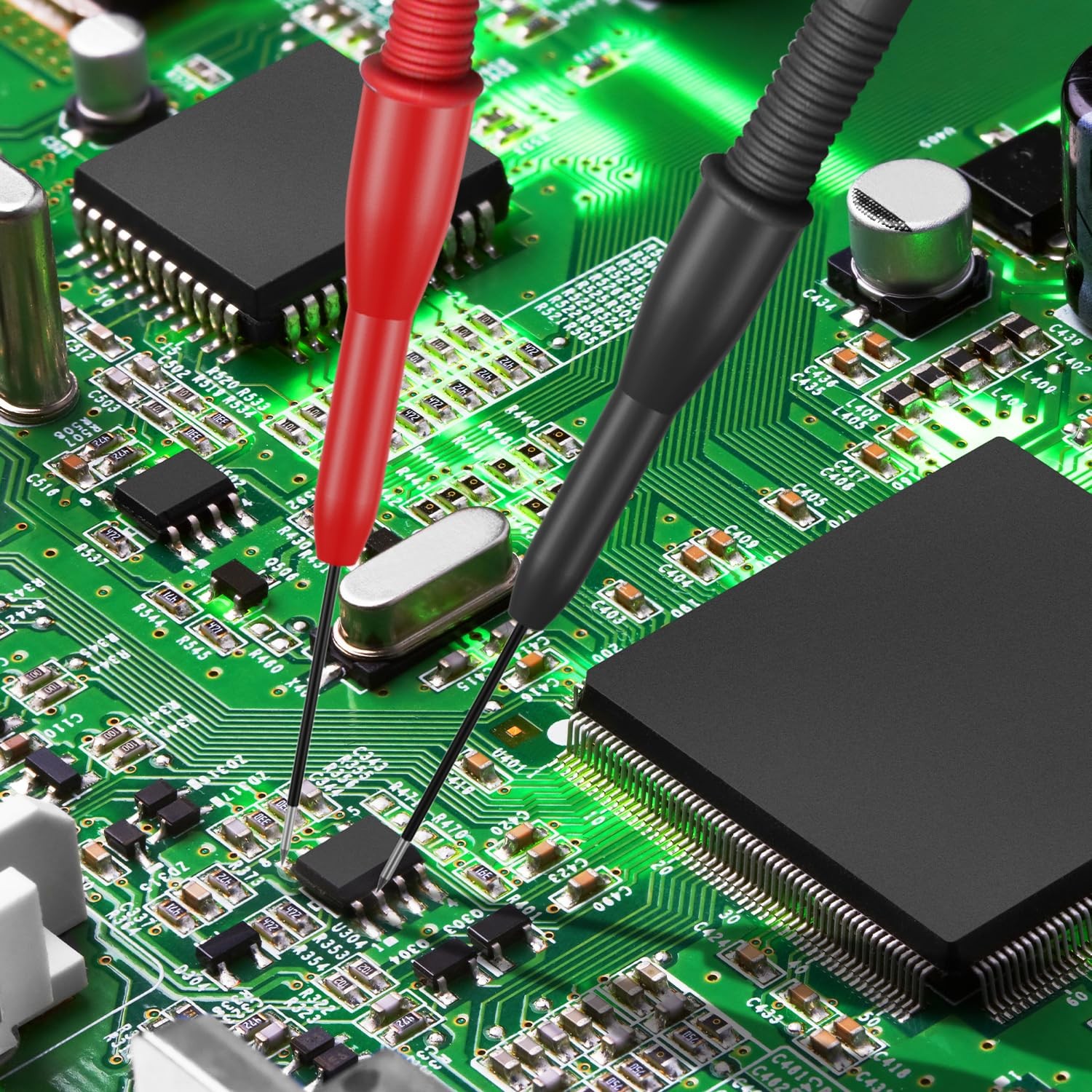 2mm Extended Needle Test Probes, 600V/10A Non-Destructive Multimeter Test Probe