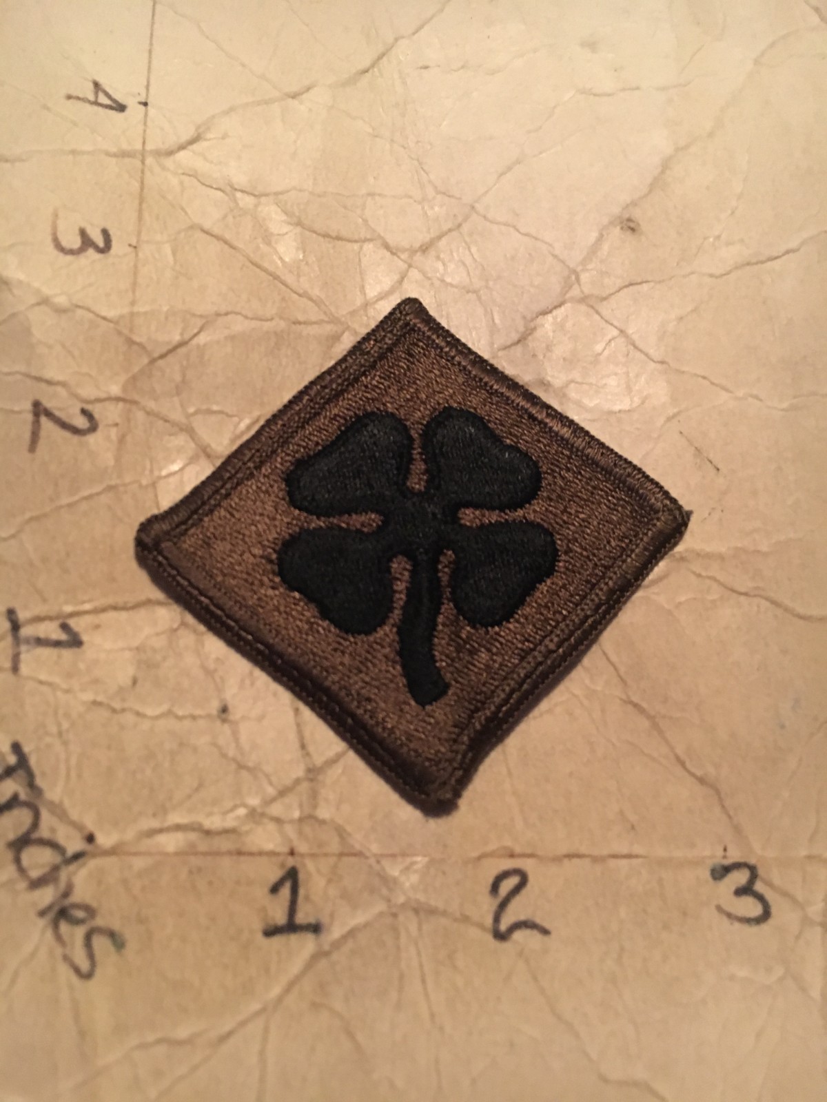 US 4th Army m/e subdued patch 10/9/25