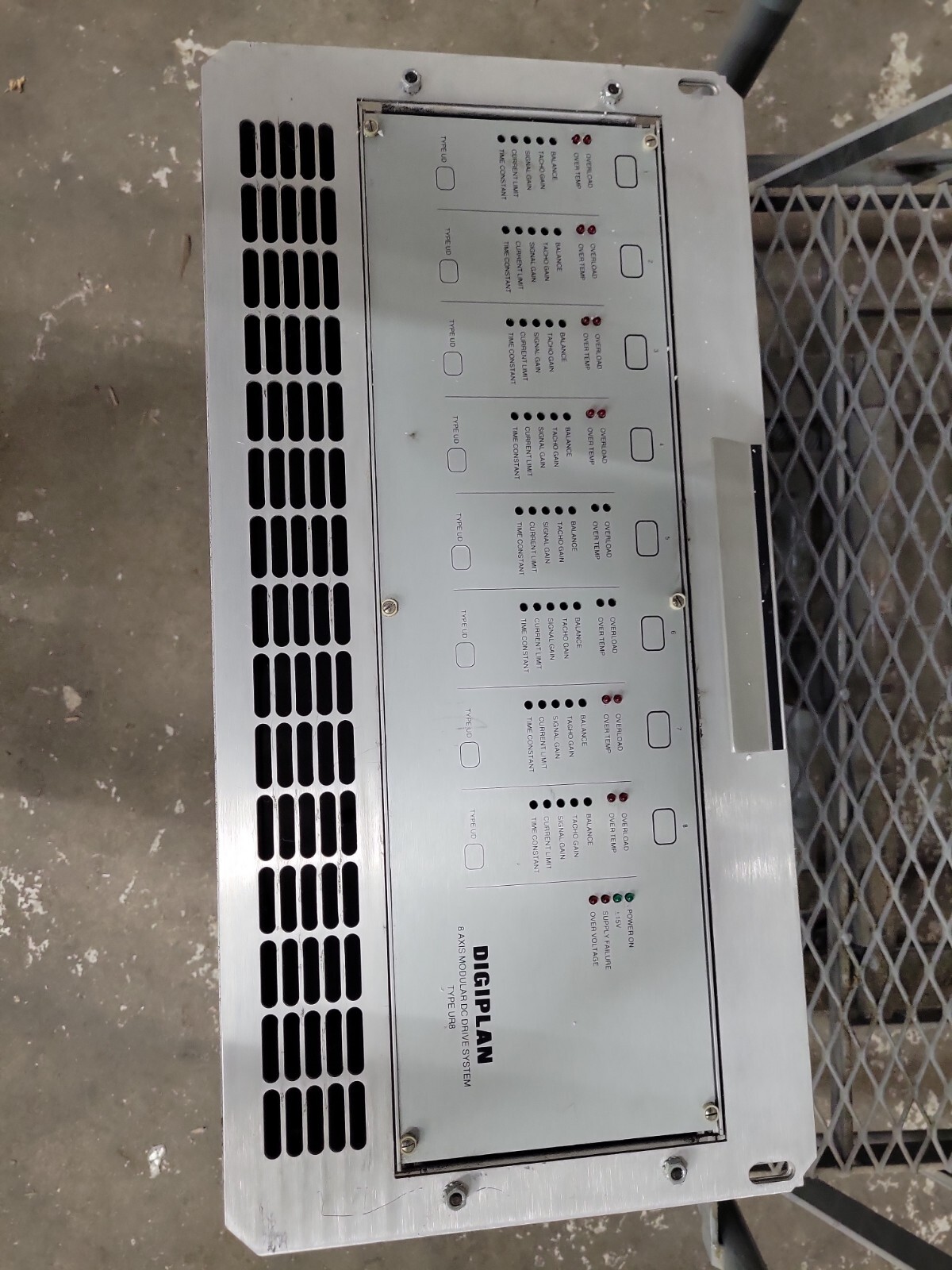 Universal Instruments GSM Parker Digiplan Type UR8 8 Axis Modular DC Drive,