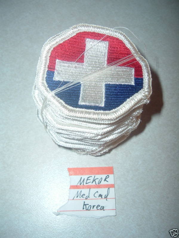 MILITARY PATCH US ARMY MEKOR MEDICAL COMMAND KOREA NEW MEDCOM SEW ON