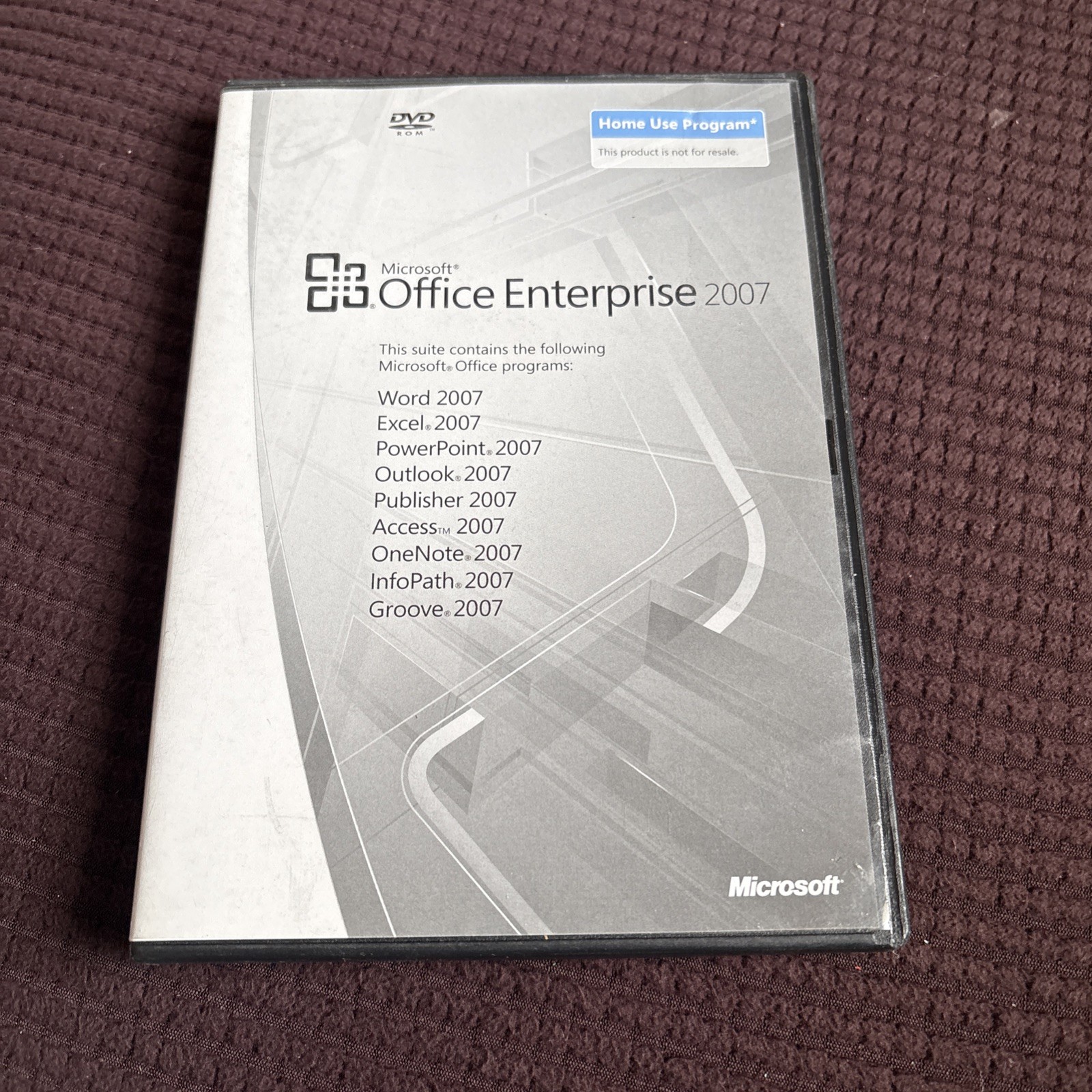 Microsoft Office Enterprise 2007 Software w/Product Key (Word/Excel/Outlook/Etc)