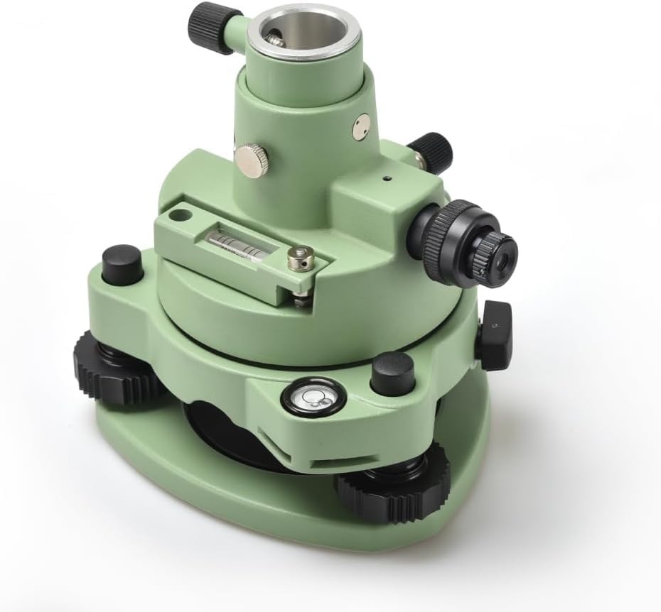 SingularXYZ Surveying Tribrach and Adapter, Green Three-Jaw RTK Base with Opt...