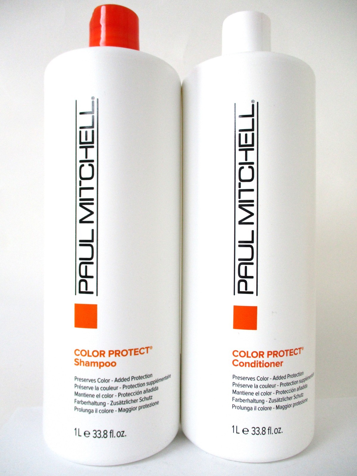 Paul Mitchell Color Protect Daily Shampoo and Conditioner Liter Duo 33.8 oz