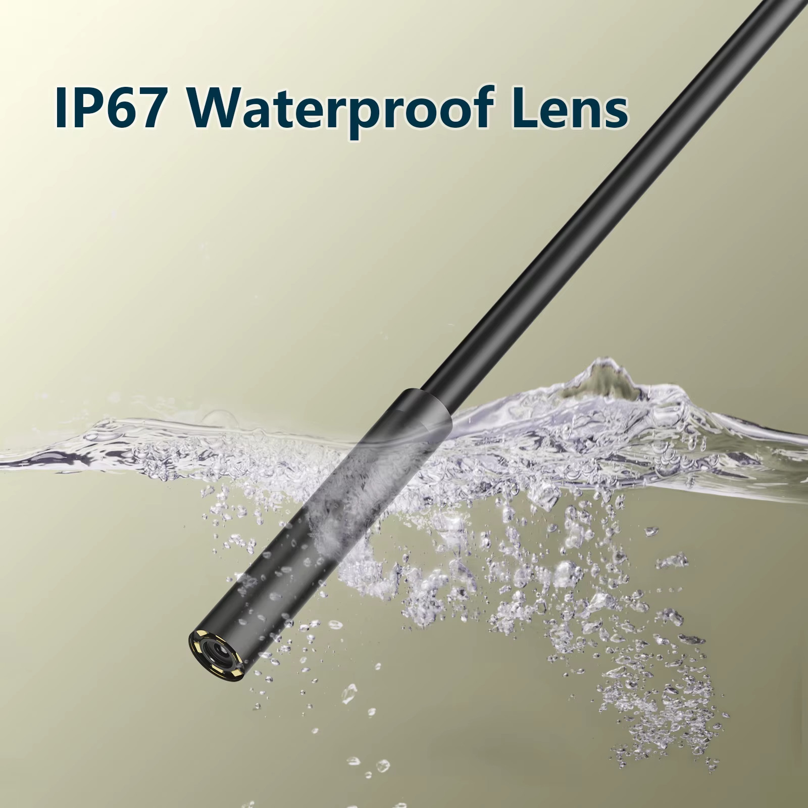 Flexible Endoscope Inspection 7.0mm USB Type-C Android PC Camera IP67