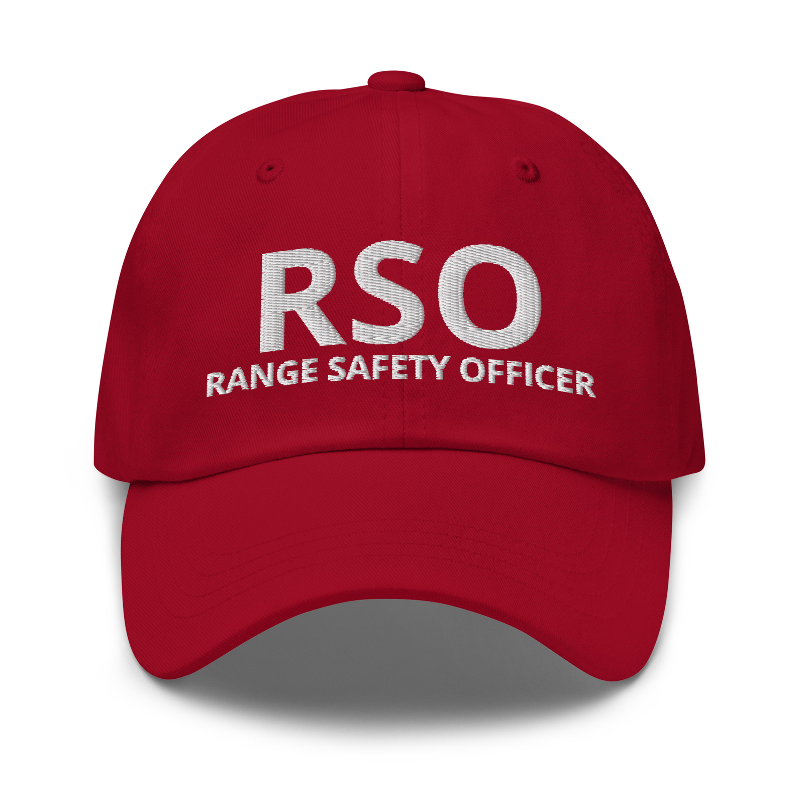 Range Safety Officer RSO Hat Cap Firearms Instructor Gun Rifle Pistol Shooting
