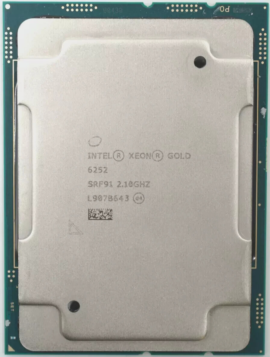 Intel Xeon Gold 6252 2.1 GHz 24 Cores SRF91 CD8069504194401