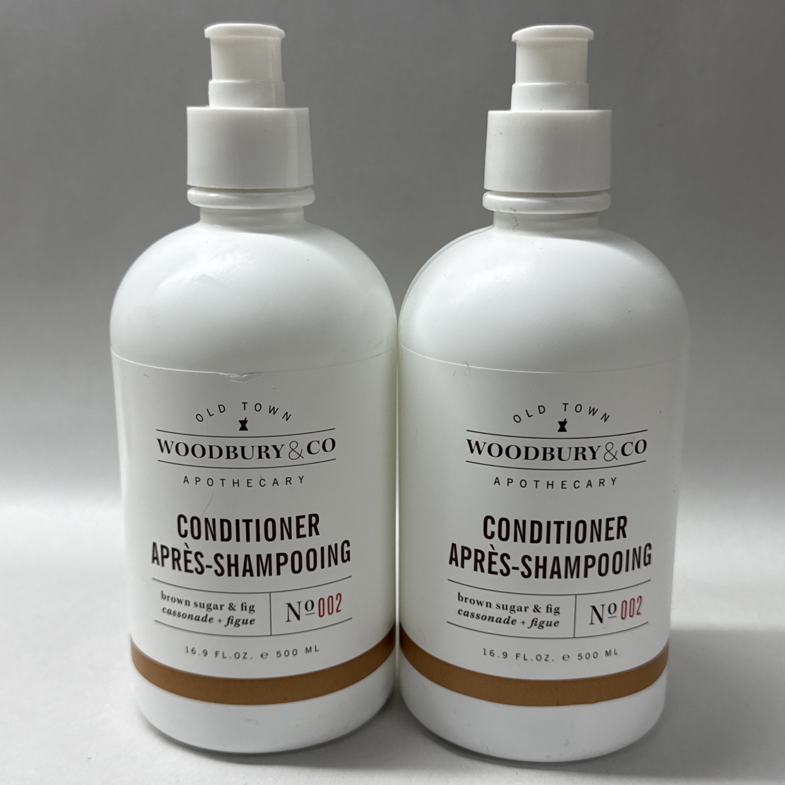 OLD TOWN Woodbury & CO APOTHECARY Conditioner 16.9 Oz X 2