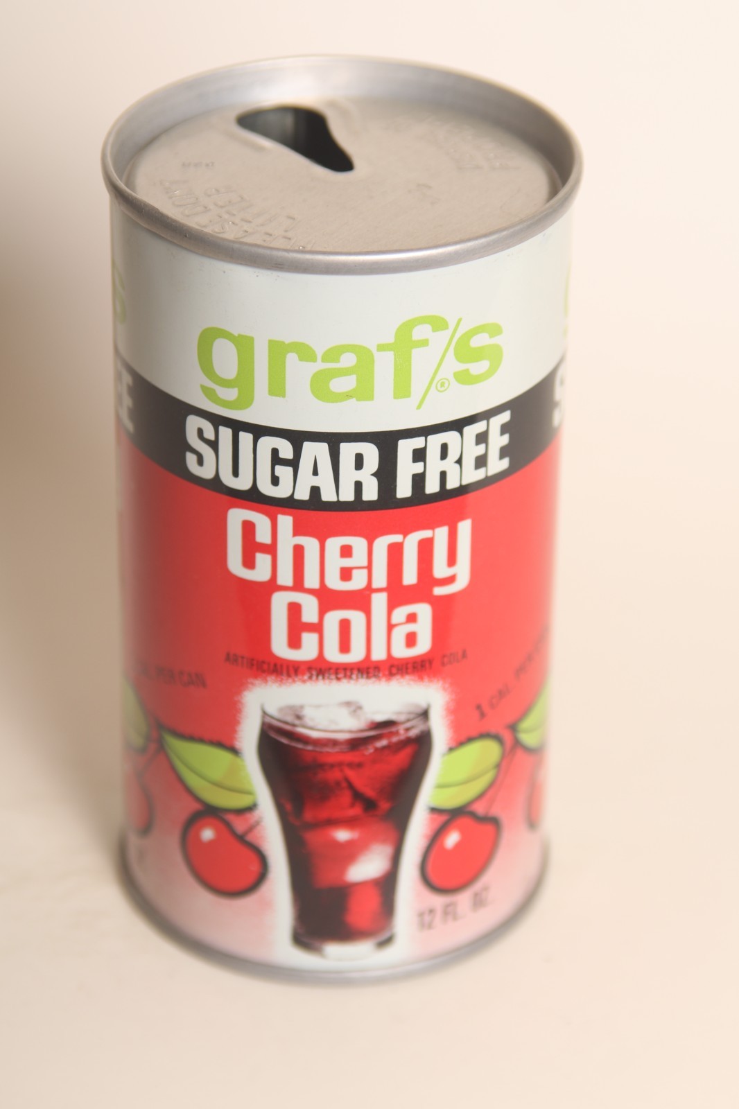 Graf/s Sugar Free Cherry Cola soda can